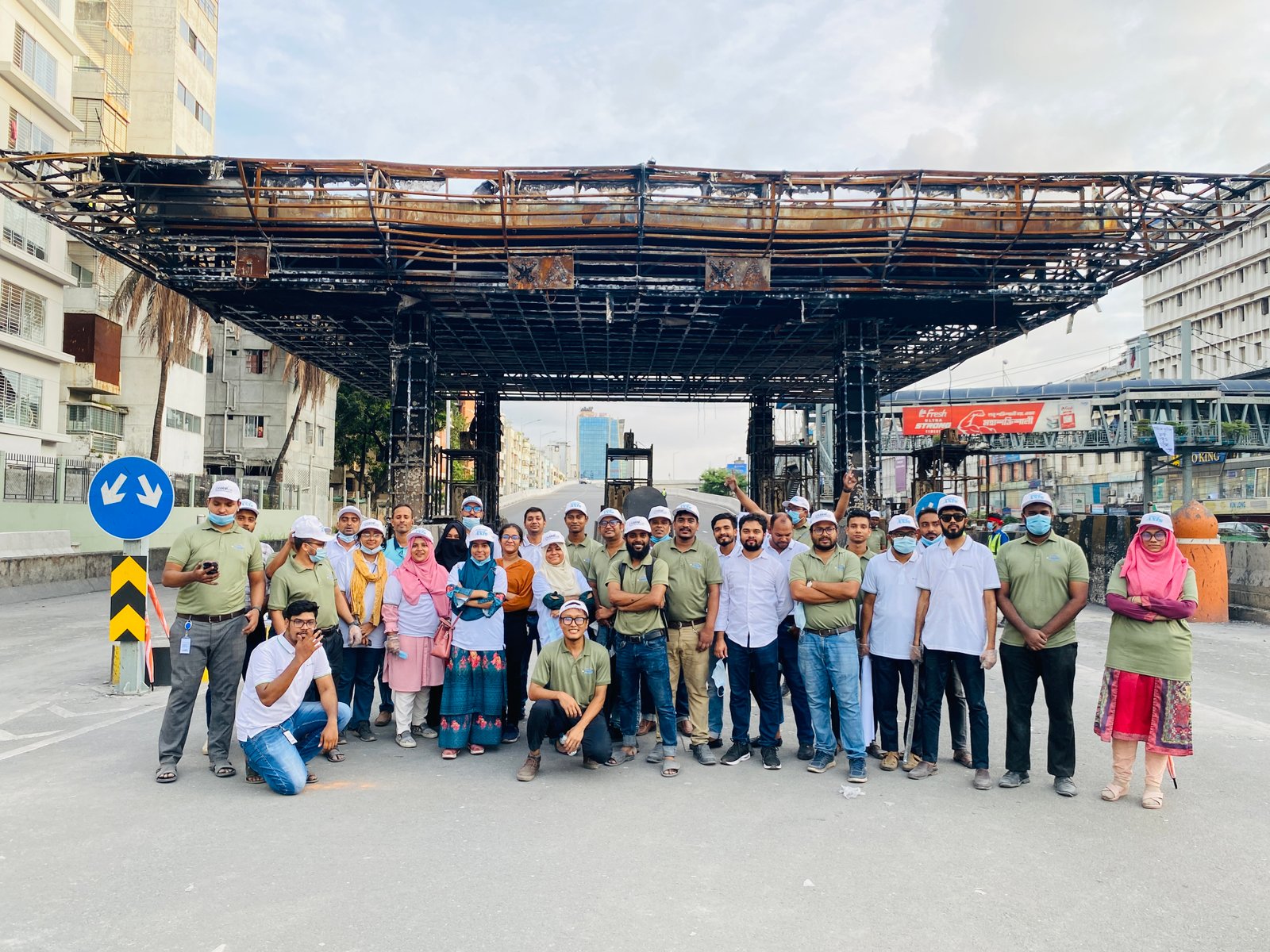 Mohakhali Elevated Expressway Cleaning Drive - Image 4